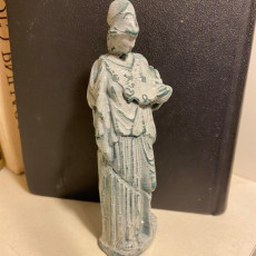 Picture of print of Athena, known as "Athena holding a cista"