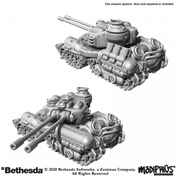 Tank - Terrain Expansion - Fallout Wasteland Warfare - Presupported image
