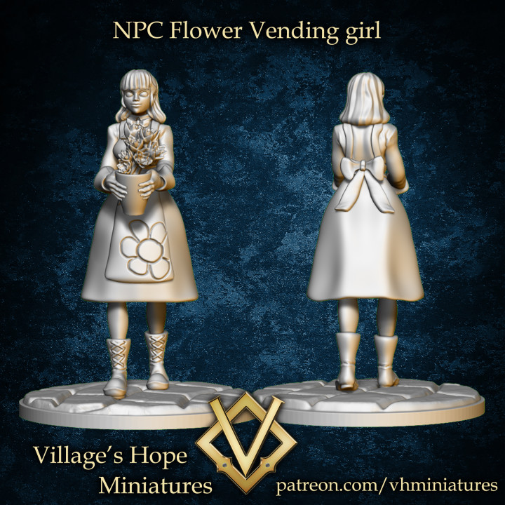 NPC Flower Vending girl image