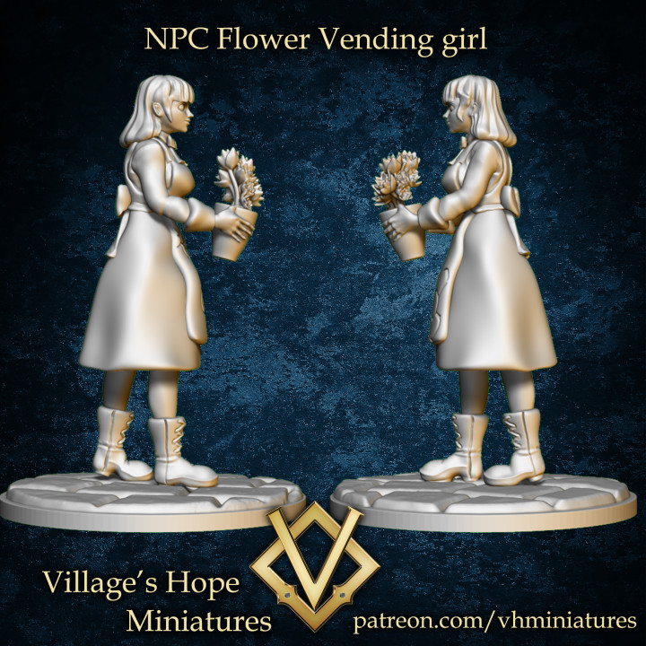 NPC Flower Vending girl image