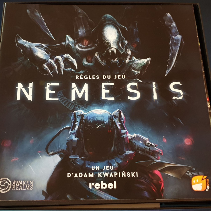 Nemesis board game insert image