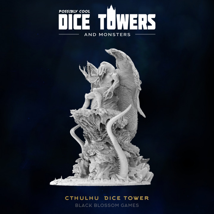 B06 Cthulhu :: Possibly Cool Dice Tower image