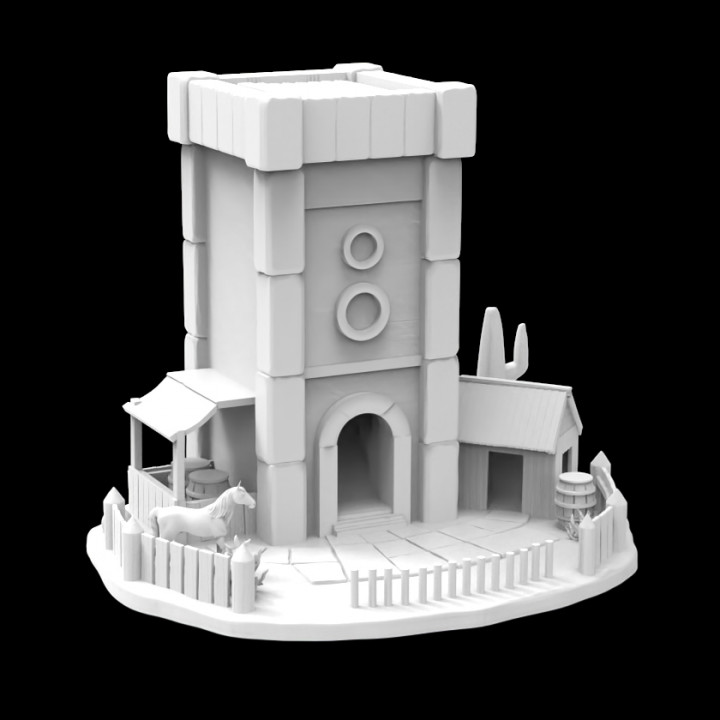 B08 Saloon :: Possibly Cool Dice Tower image