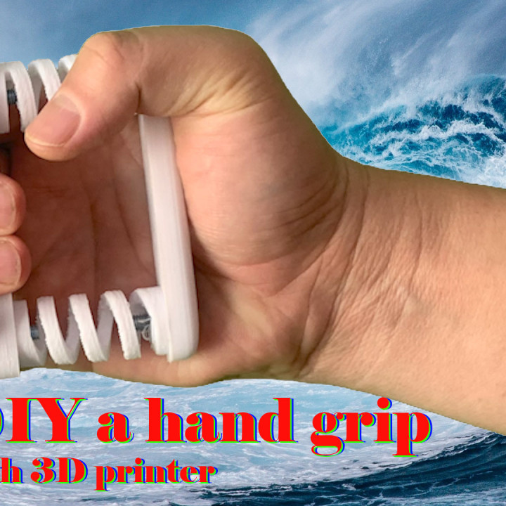 3D Printable DIY a strong hand grip by Henry Wang