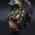 Meirsoa Gnoll Matriarch bust pre-supported print image