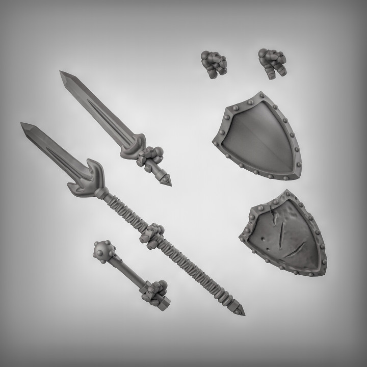 Warforged Fighters 1 (multi weapon options) (Pre Supported) image