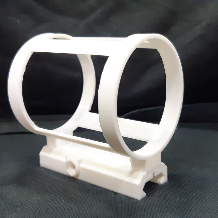 3D Printable Picatinny Mounted Paintball Pod Holder by Mike S