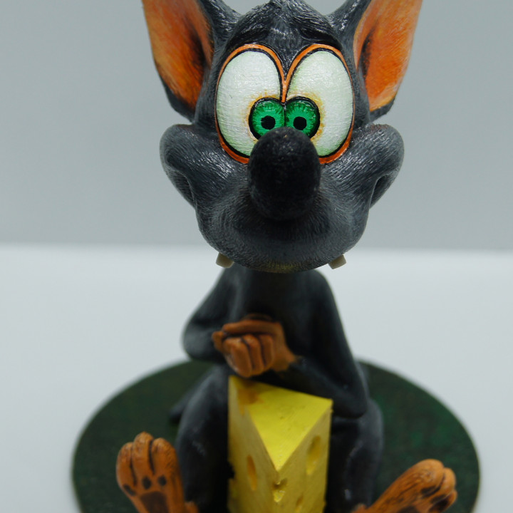 3D Printable Мышонок с сыром by Subochew