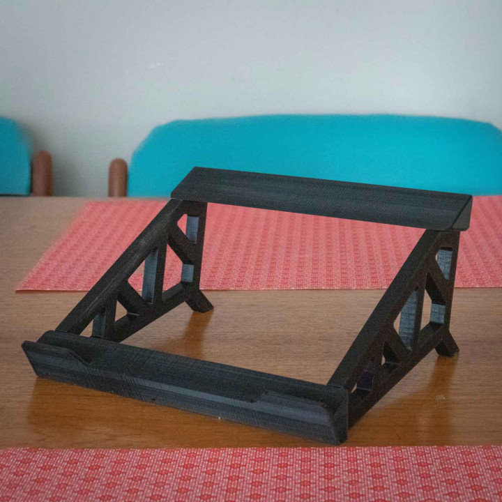 Collapsible Laptop Stand For Use with a Keyboard image
