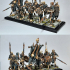 Skeleton Spearmen Command Group - Highlands Miniatures print image