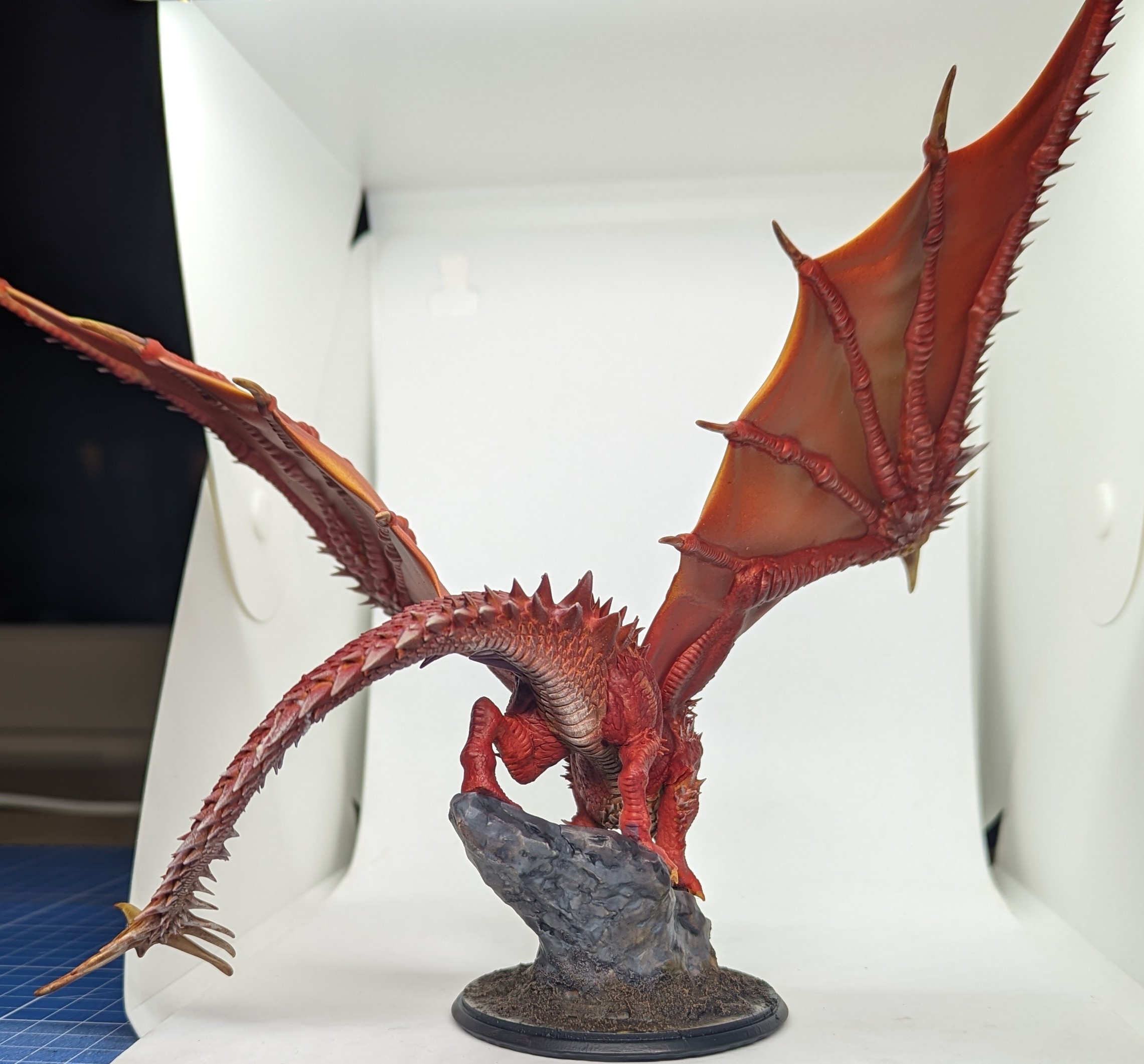3D Printable Young Red Dragon by Rescale Miniatures