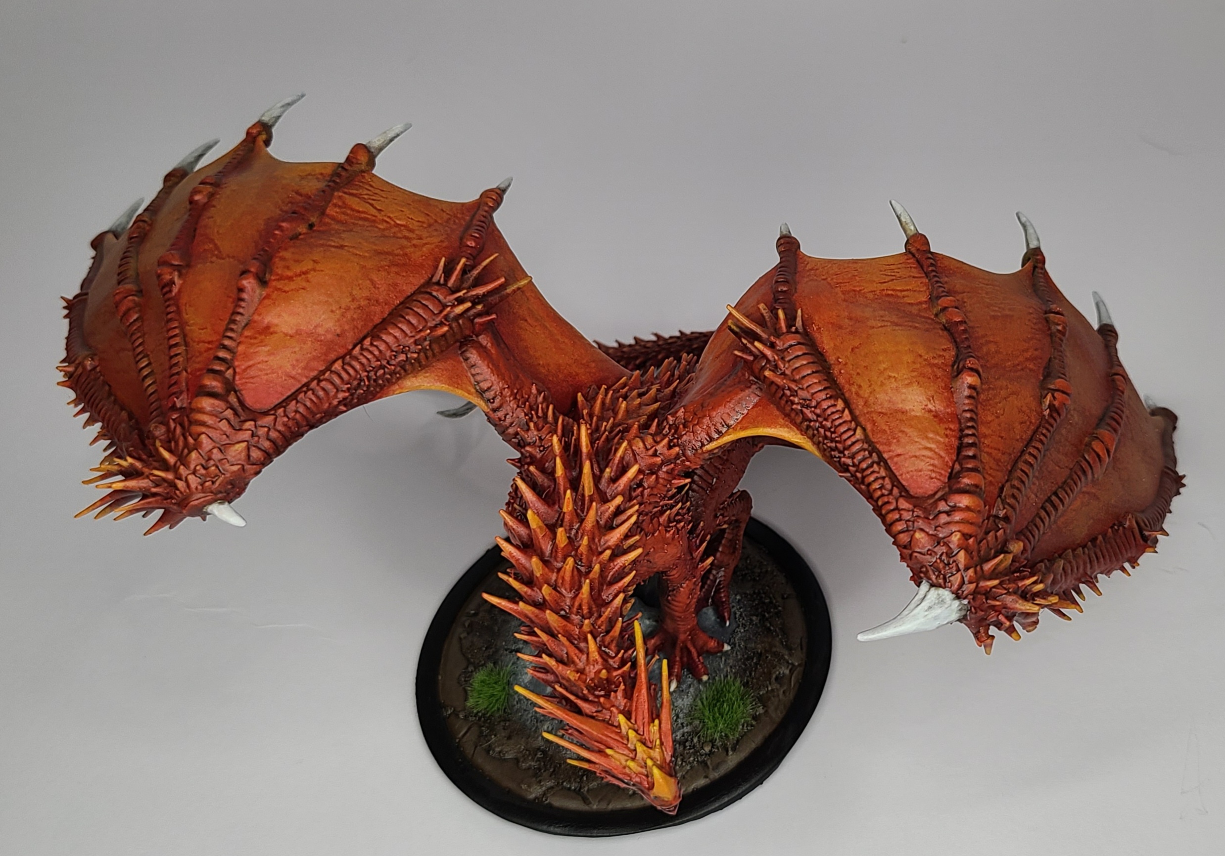 3D Printable Adult Red Dragon by Rescale Miniatures
