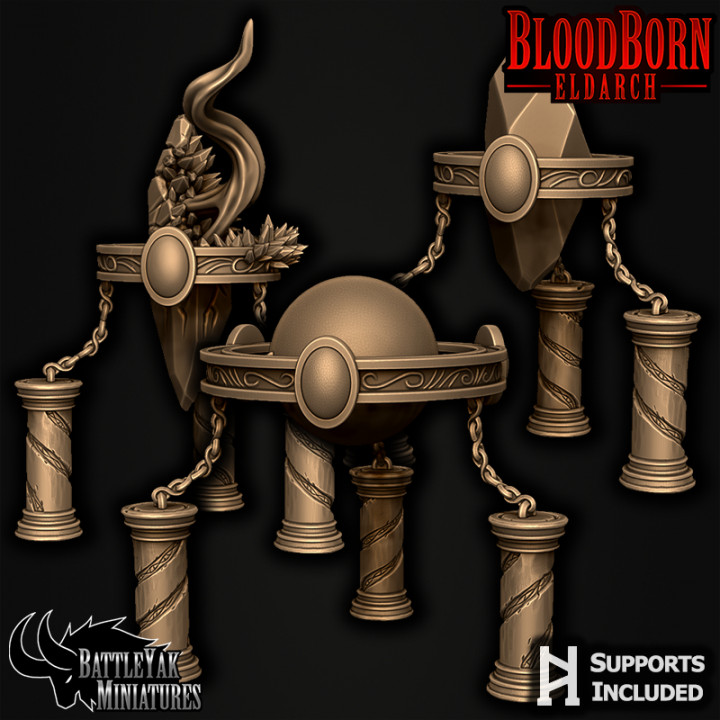 Bloodborn Eldarch Terrain & Customization Pack image