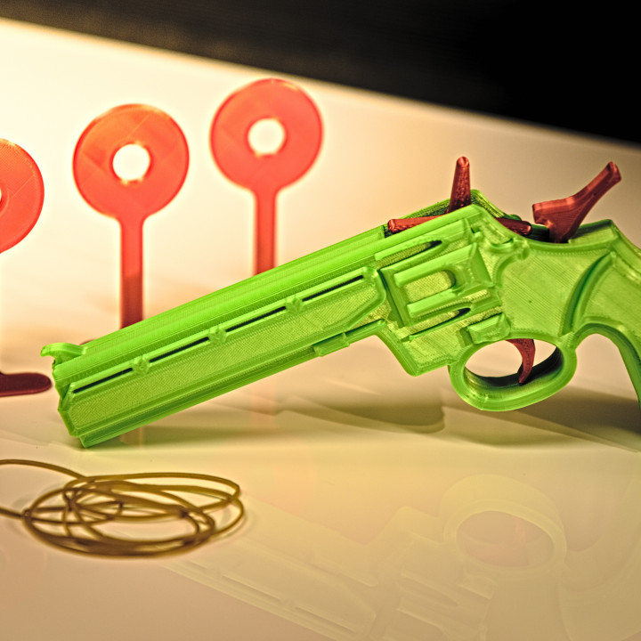 3D printed Rubber Band Gun image