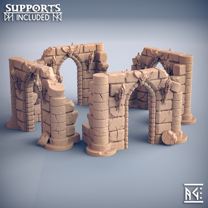 Torm Scatter Ruin - The Dragonguard Terrain Piece image
