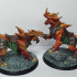 Dragonling Knights - 3 Modular Units with mounts print image