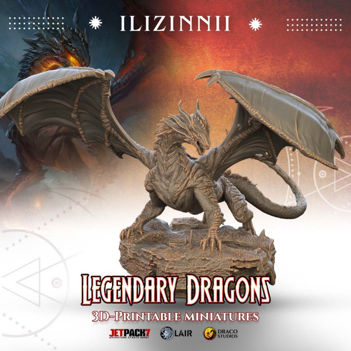 Ilizinnii from Legendary Dragons's Cover