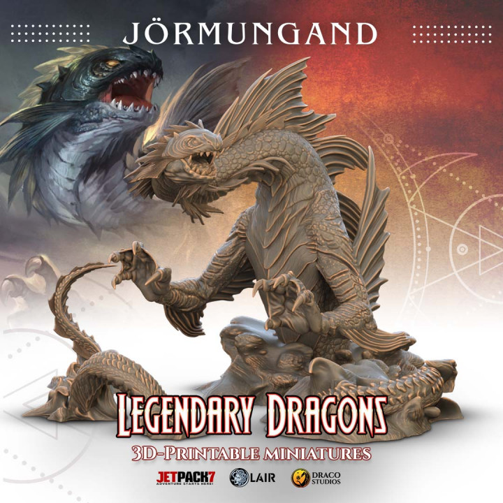 Jörmungand from Legendary Dragons's Cover