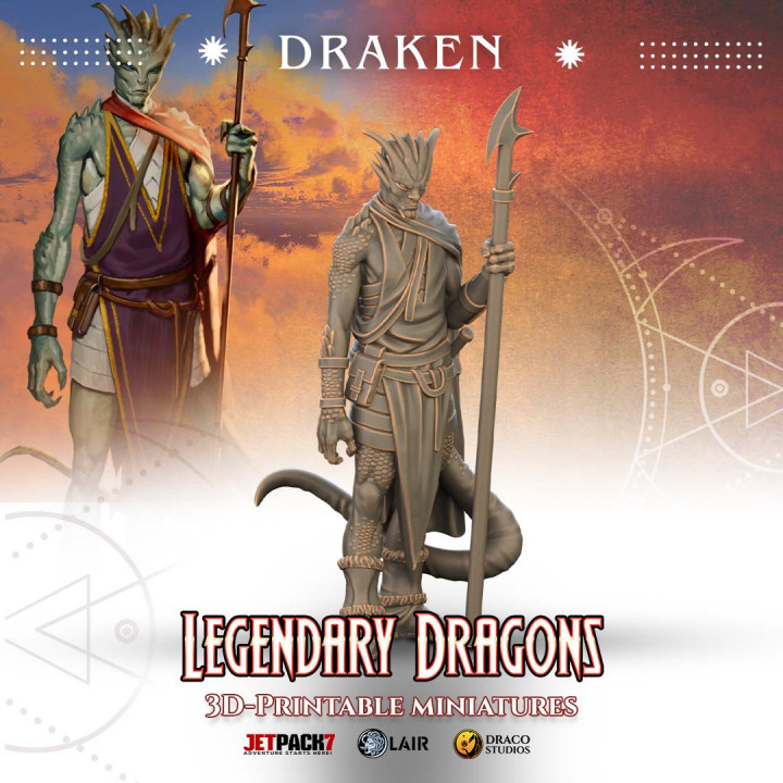 Draken from Legendary Dragons's Cover