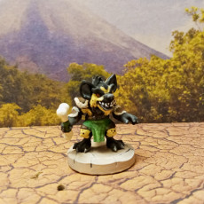 Picture of print of Gnoll Pup Boneclub