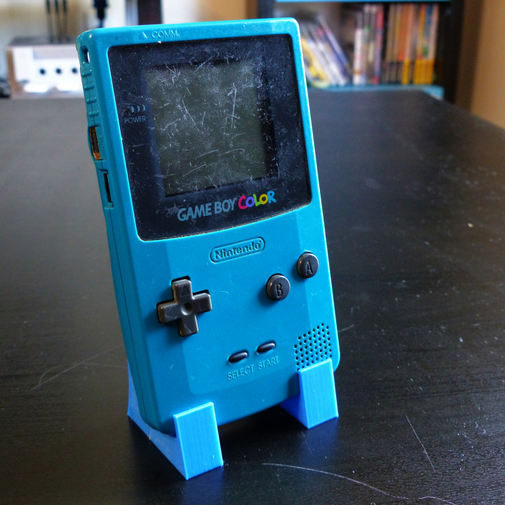 3D Printable Game Boy Color Display Stand by Andre