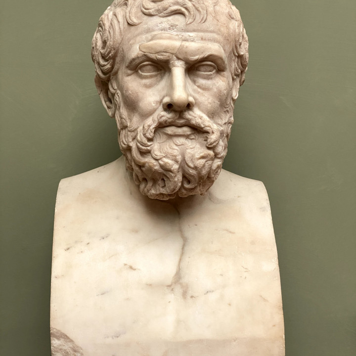 Head of a Man on a Herm (known as Xenocrates) image