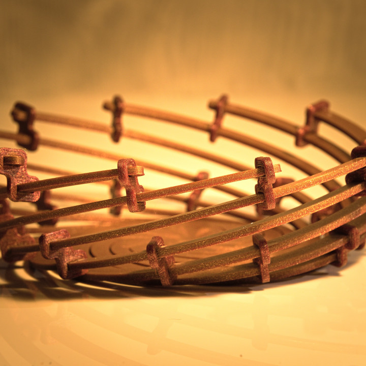 3D Printable Spiral Bowl image