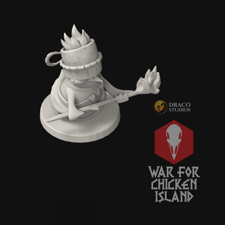 War for Chicken Island - STLs and Print & Play Included! image