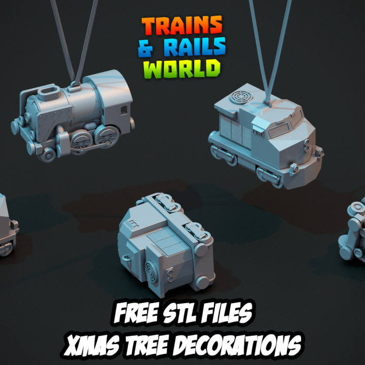Train & Rails World - Free Xmas Tree Decorations image