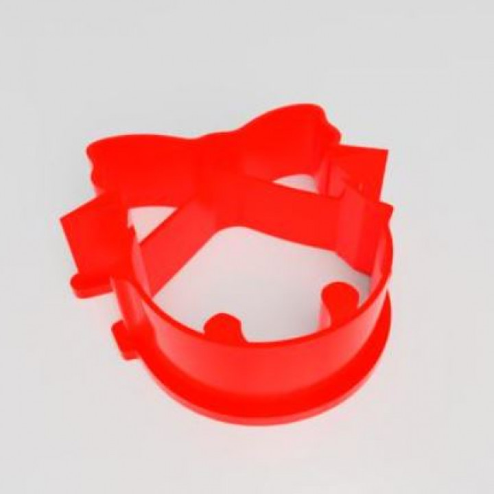 Jingle Bell and Bow Cookie Cutter image