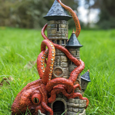 Picture of print of Kraken Dice Tower - Support Free!