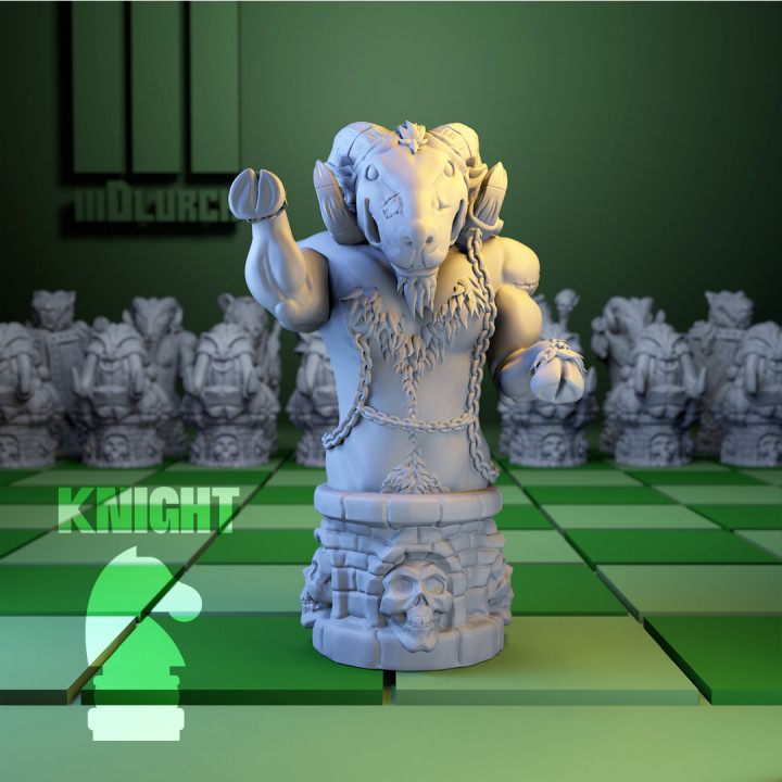 Chess Knight Fantasy style image
