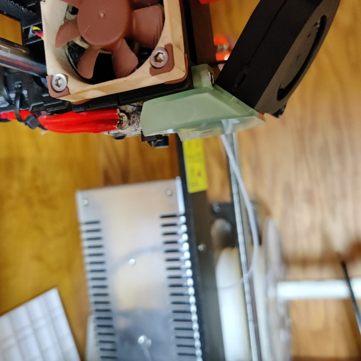 45° Concentrated Airflow Fan Duct for Prusa i3 MK3 image