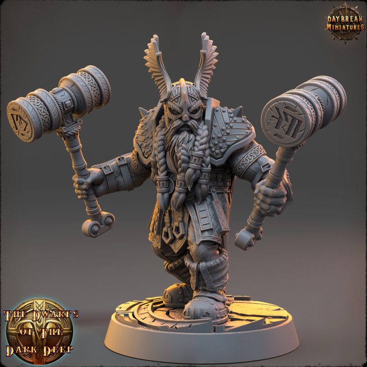 3D Printable The Dwarfs of The Dark Deep - COMPLETE PACK by