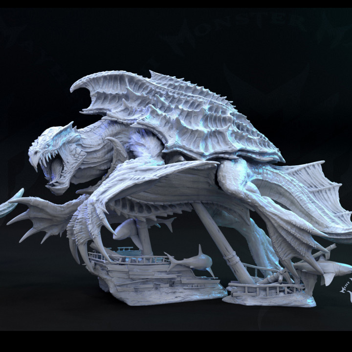 3D Printable Depth Dragon by Mini Monster Mayhem
