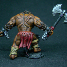 Picture of print of Bugbear Chieftain - Professionally pre-supported!