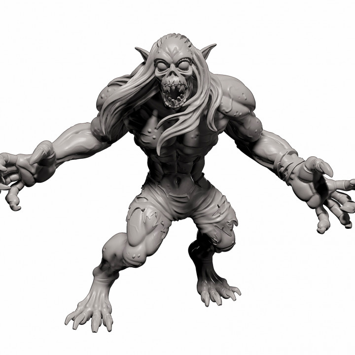 3D Printable Ghoul King - Professionally pre-supported! by Greg Kourakos