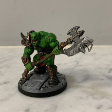 Picture of print of Orc Berserker- Professionally pre-supported!