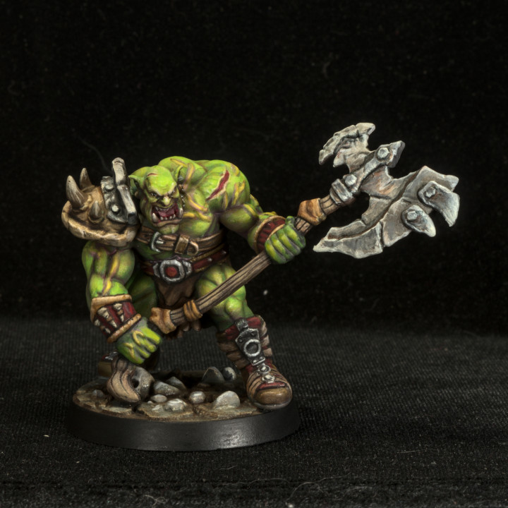 Orc Berserker- Professionally pre-supported! image
