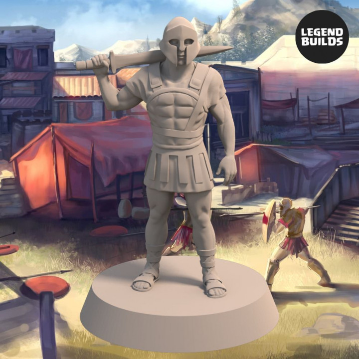 Realm of Eros City Guard - Pose 3 – 3D printable miniature – STL file image