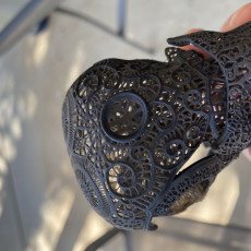 Picture of print of Filigree Anatomical Raven Skull - Pre-supported STL