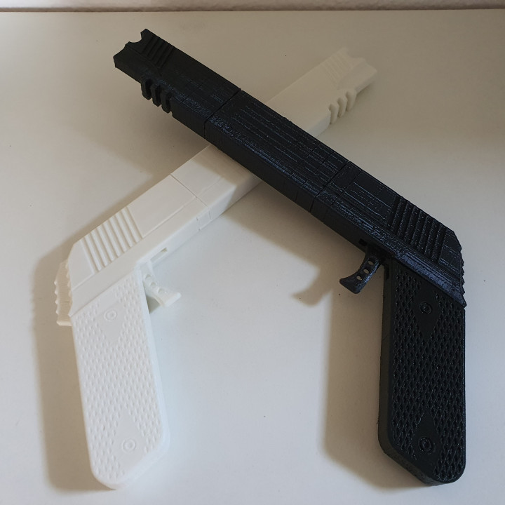Rubber band gun - elastic gun - toy image