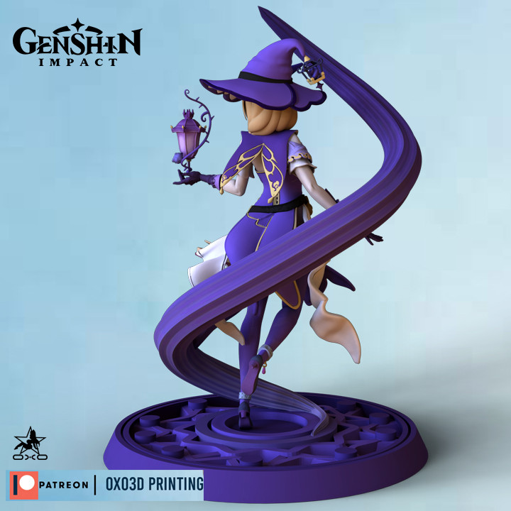 3D Printable Lisa Genshin Impact Accessories Flower by OXO3D Figures