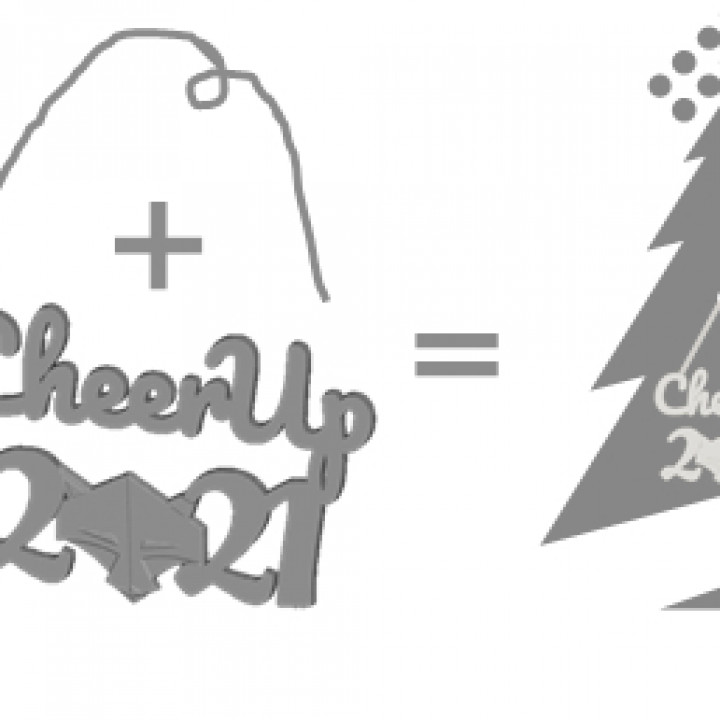 Cheer Up 2021 - Christmas & New Year Ornament image