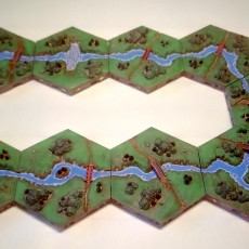 Picture of print of Hexton Hills River Crossing Set 01