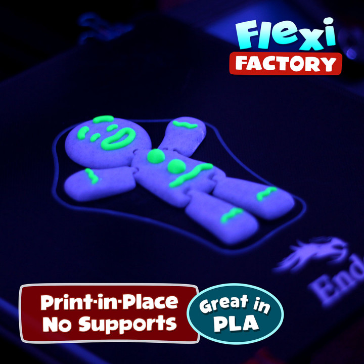 Flexi Print-In-Place Gingerbread Man image