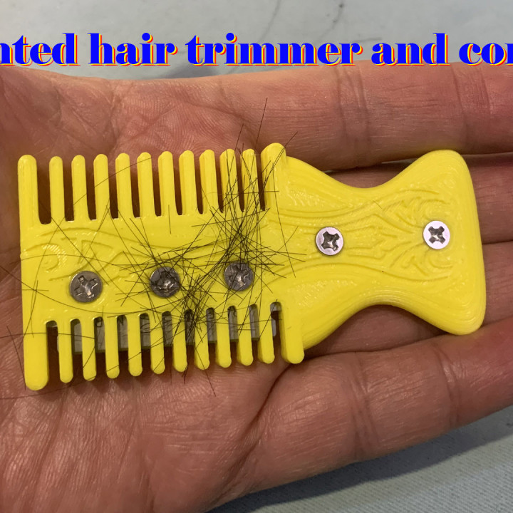 hair trimmer and comb image
