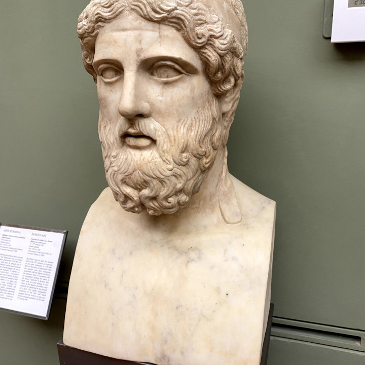 Portrait of a Man on a Herm (known as Anacreon) image