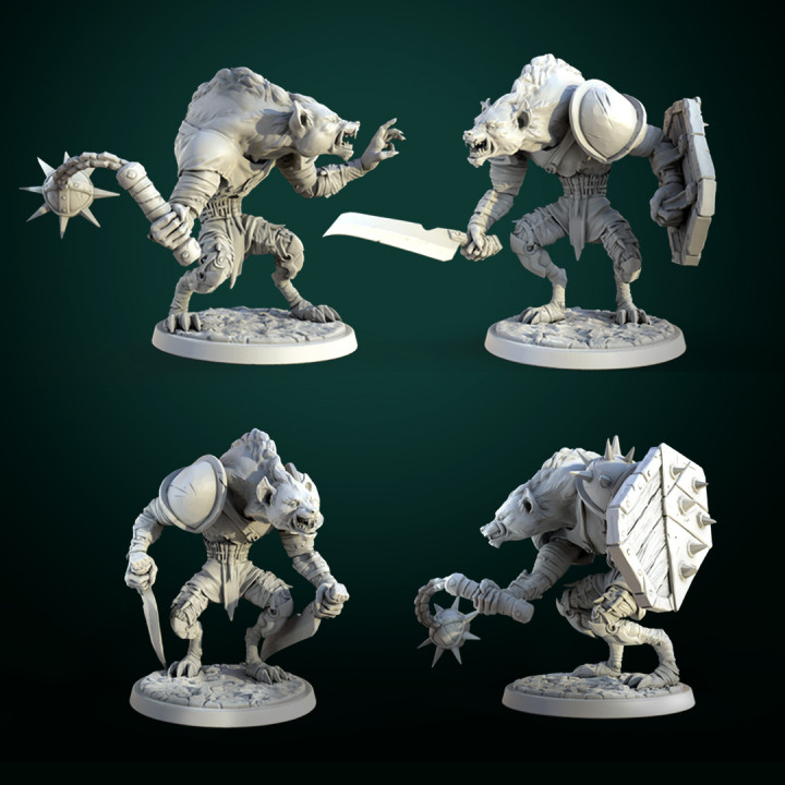 Gnoll gang pre-supported image