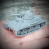 Hotchkiss with 2 turrets - French army WW2 - 28mm for wargame print image